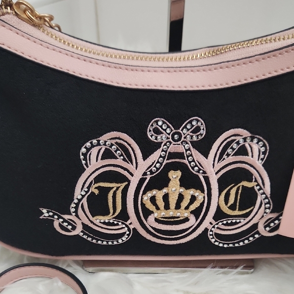 🔹Host Pick 🔹Juicy Couture Exclusive Liquorice/pink  Lovers Club Bag Wallet Set - Picture 5 of 14